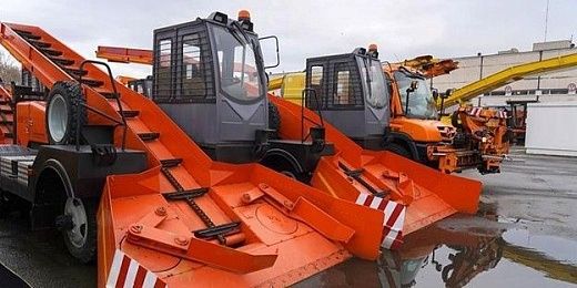 Весь парк коммунальной техники перевели на зимний режим работы